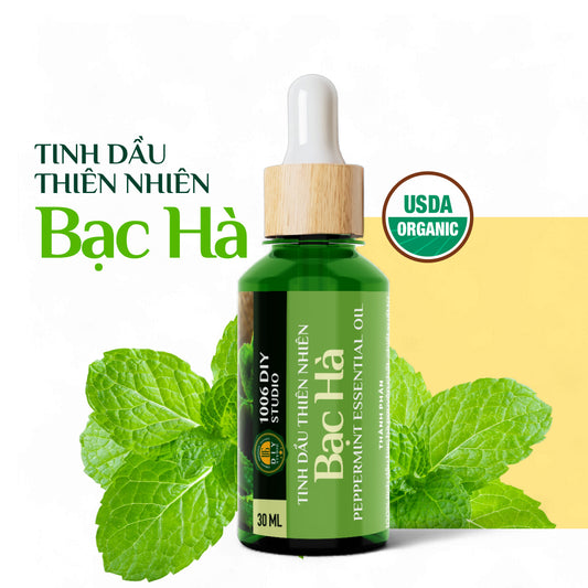 Tinh Dầu Bạc Hà Hữu Cơ Nguyên Chất 100%