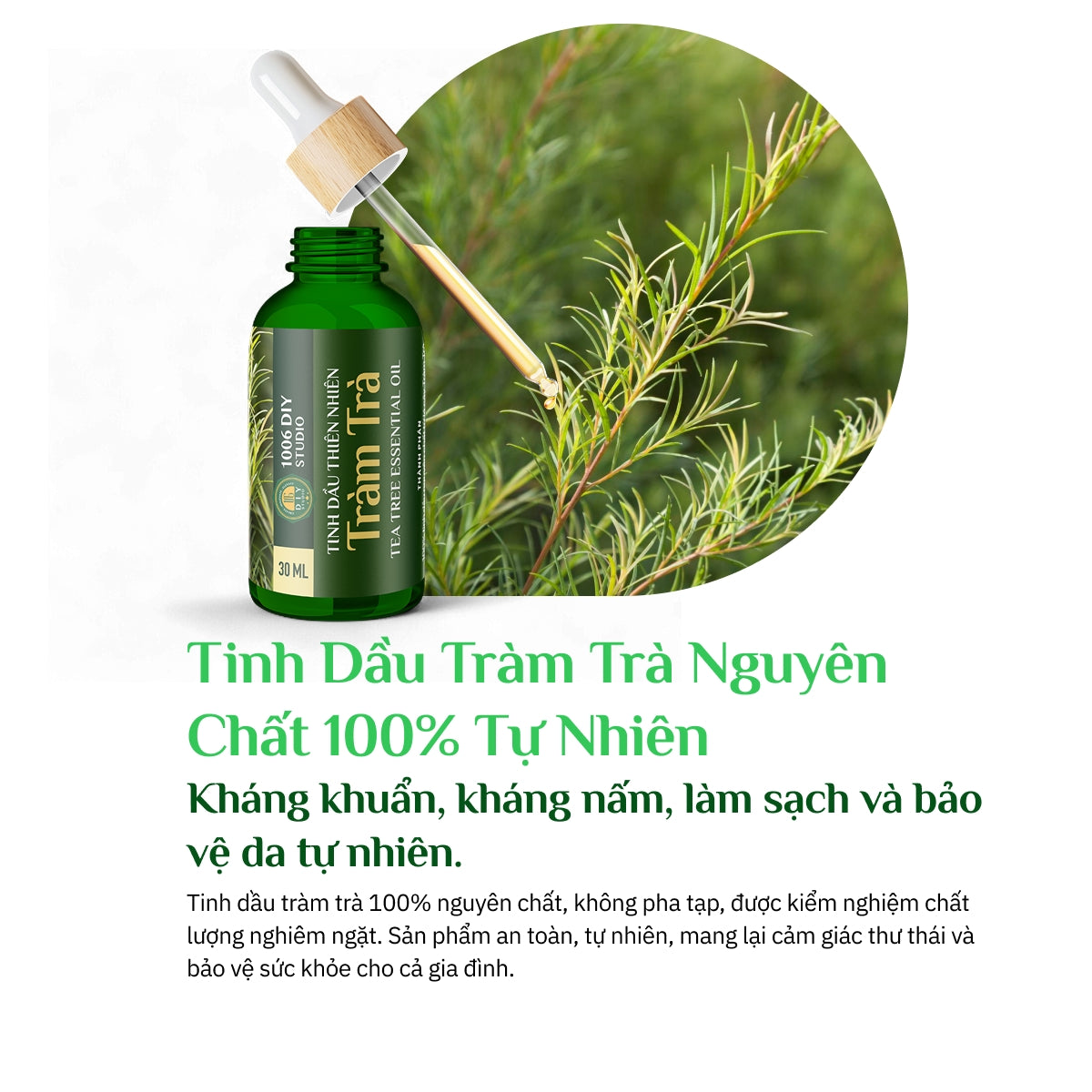Tinh Dầu Tràm Trà Nguyên Chất 100%