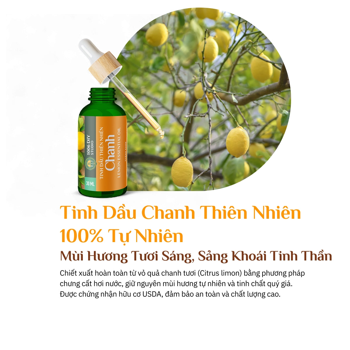 Tinh Dầu Chanh Nguyên Chất 100%