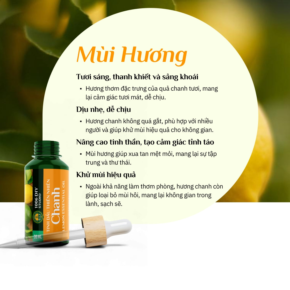 Tinh Dầu Chanh Nguyên Chất 100%