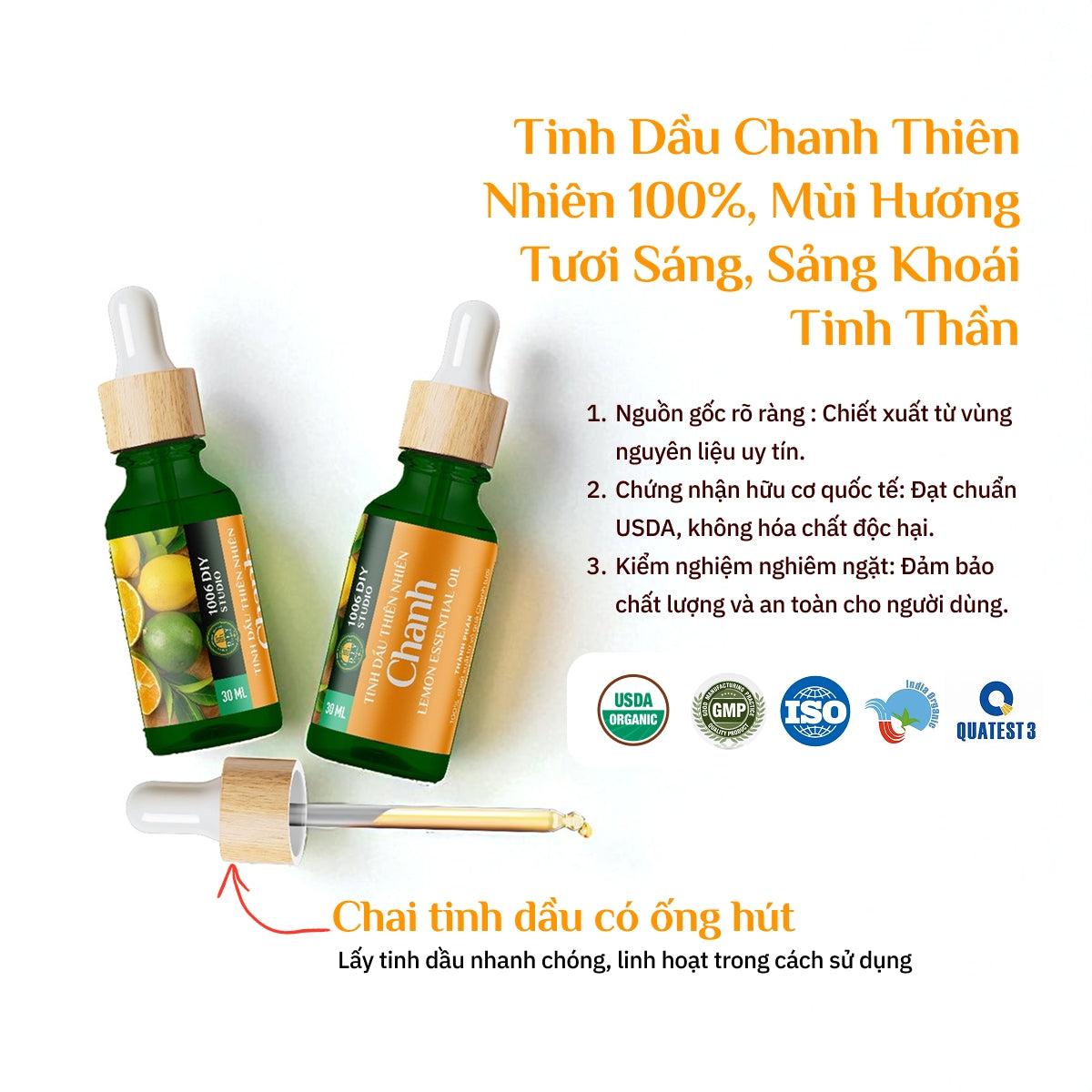Tinh Dầu Chanh Nguyên Chất 100%