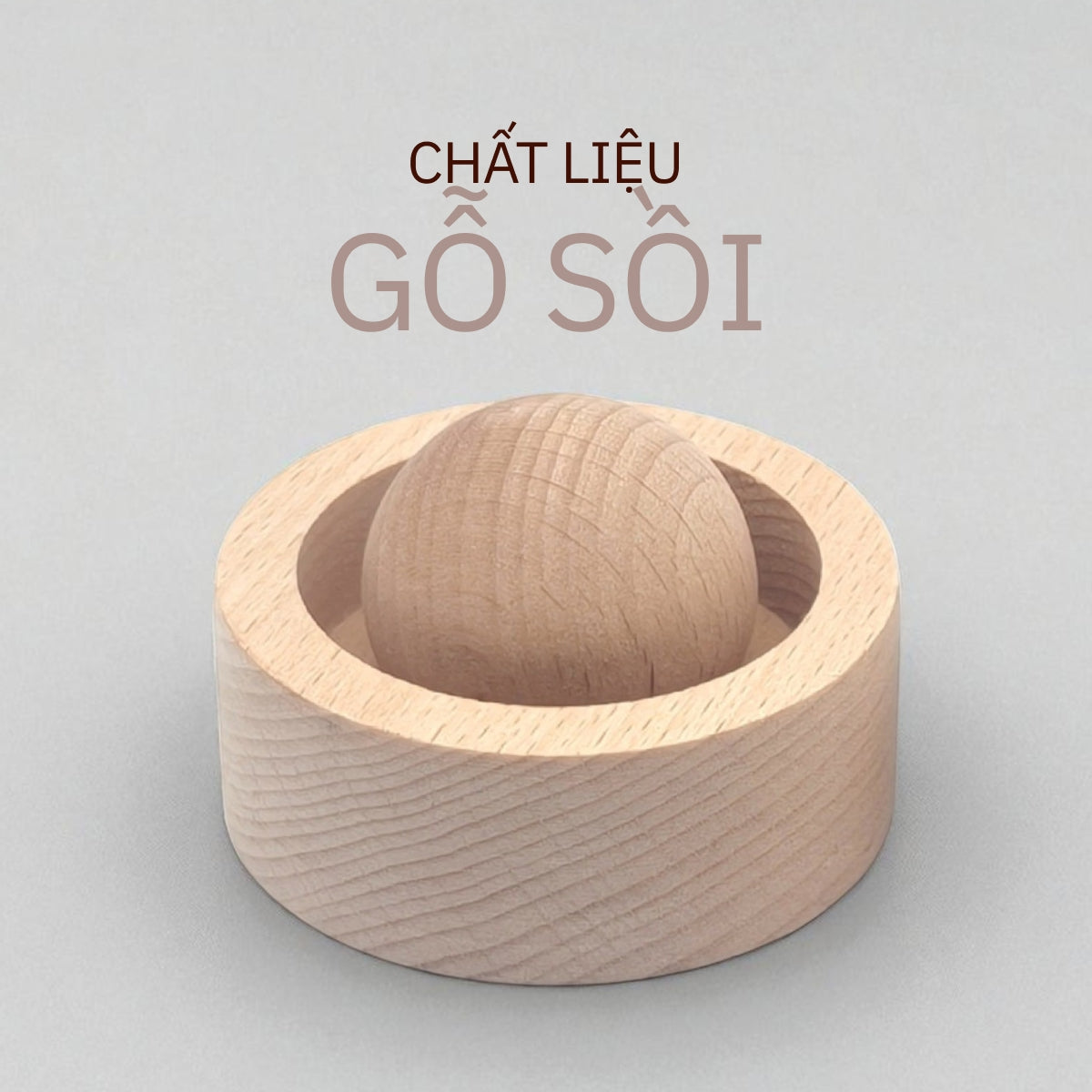 Quả Cầu Gỗ Óc Chó Khuếch Tán Tinh Dầu Ô Tô, Trang Trí, Khử Mùi, Quà Tặng Sang Trọng