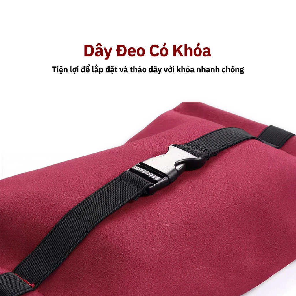 Hộp Đựng Khăn Giấy Da Nappa Treo Ô Tô