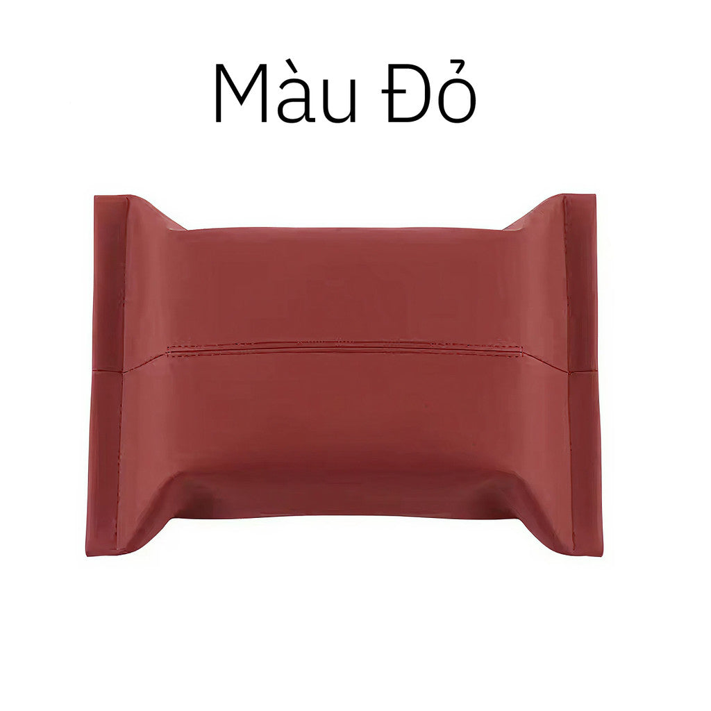 Hộp Đựng Khăn Giấy Da Nappa Treo Ô Tô