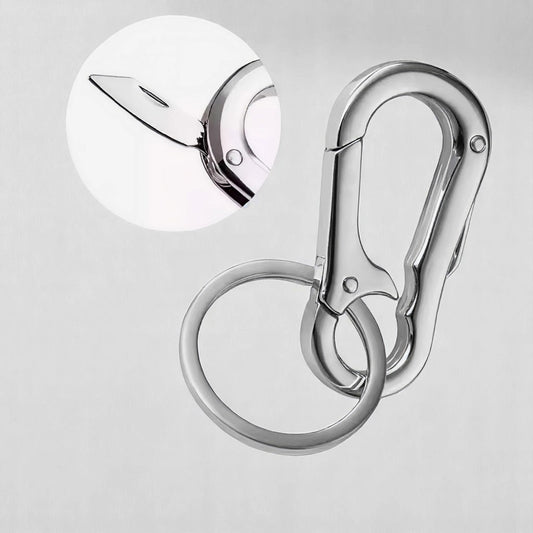 Móc Khóa Kim Loại Đa Năng Có Dụng Cụ Mở Hộp