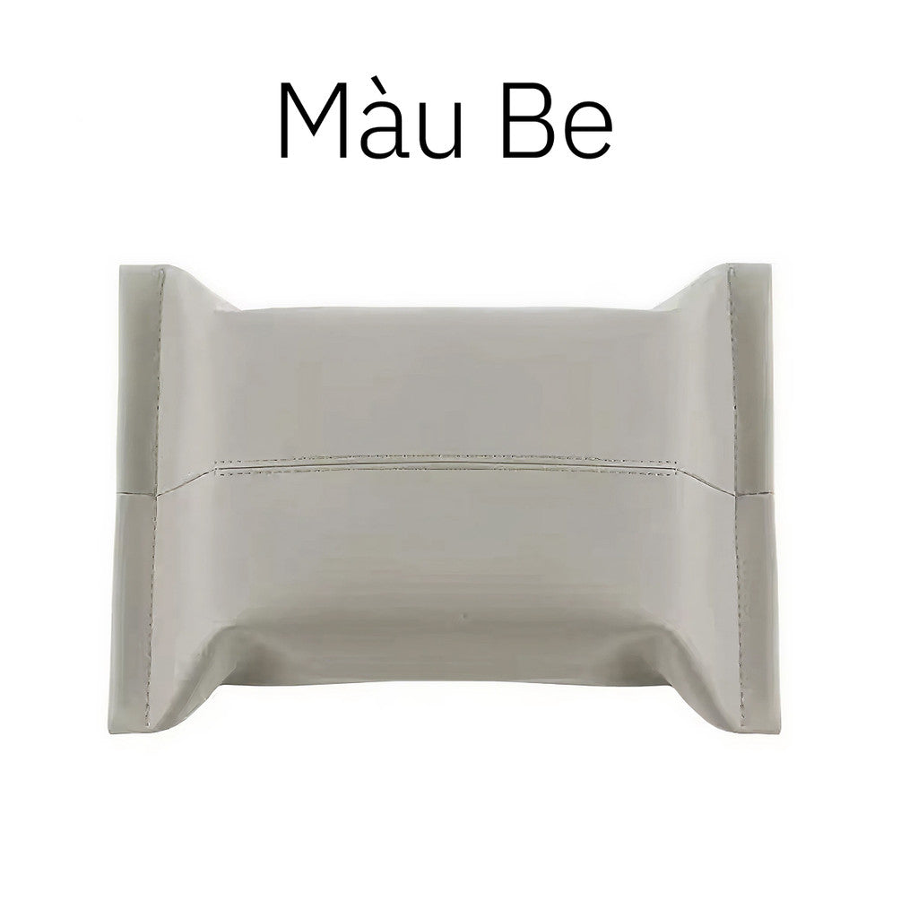 Hộp Đựng Khăn Giấy Da Nappa Treo Ô Tô