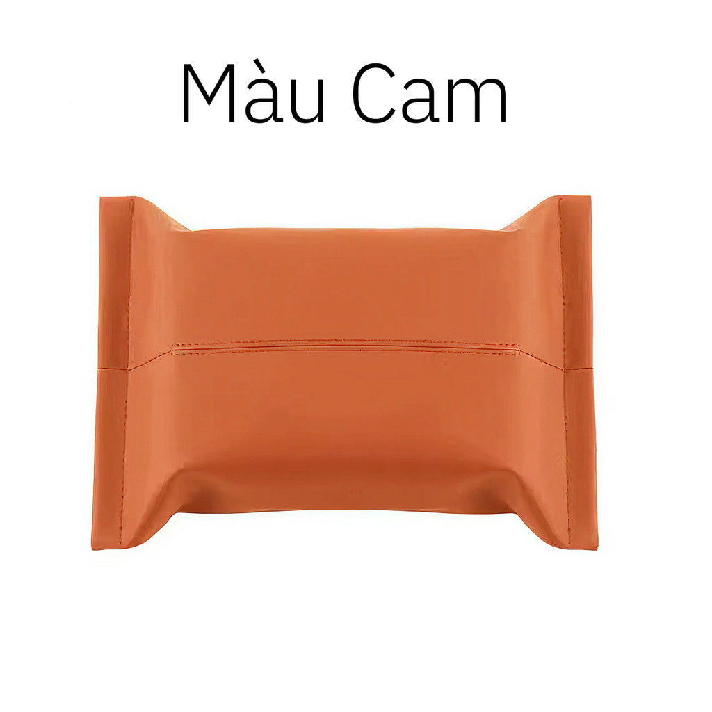 Hộp Đựng Khăn Giấy Da Nappa Treo Ô Tô