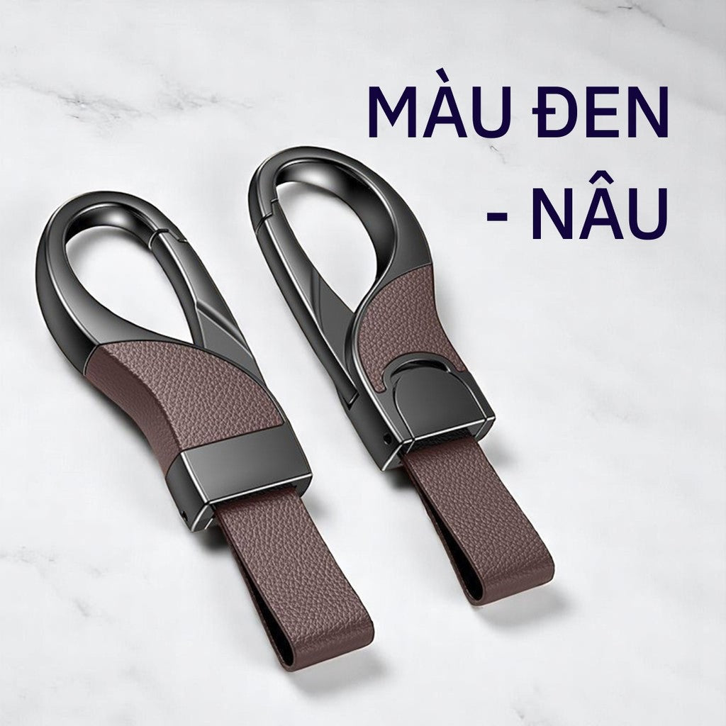Móc Khóa Ô Tô Nam Cao Cấp Hợp Kim + Da