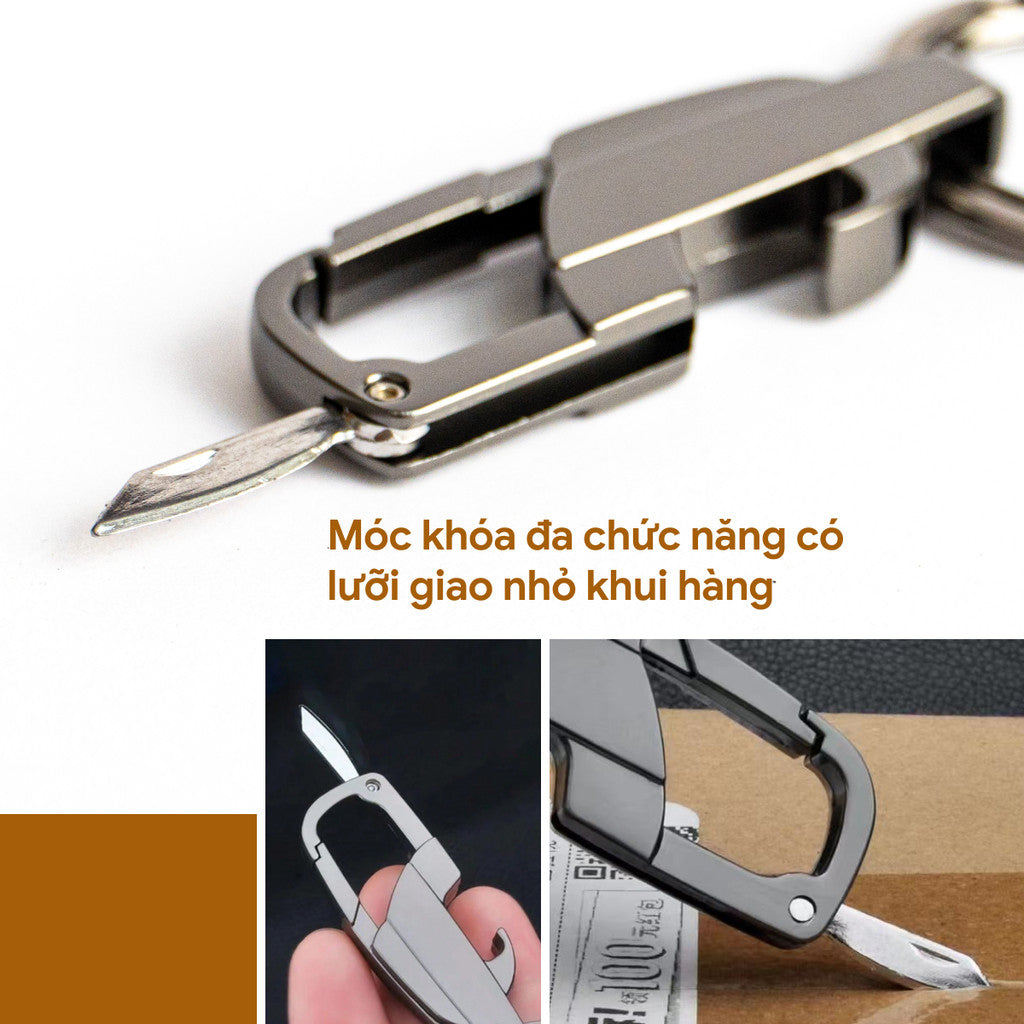 Móc Khoá Ô Tô Xe Máy Đa Năng – Hợp Kim Kẽm