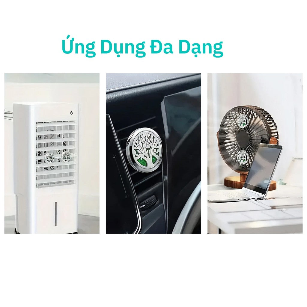 Kẹp Khuếch Tán Tinh Dầu Xe Hơi