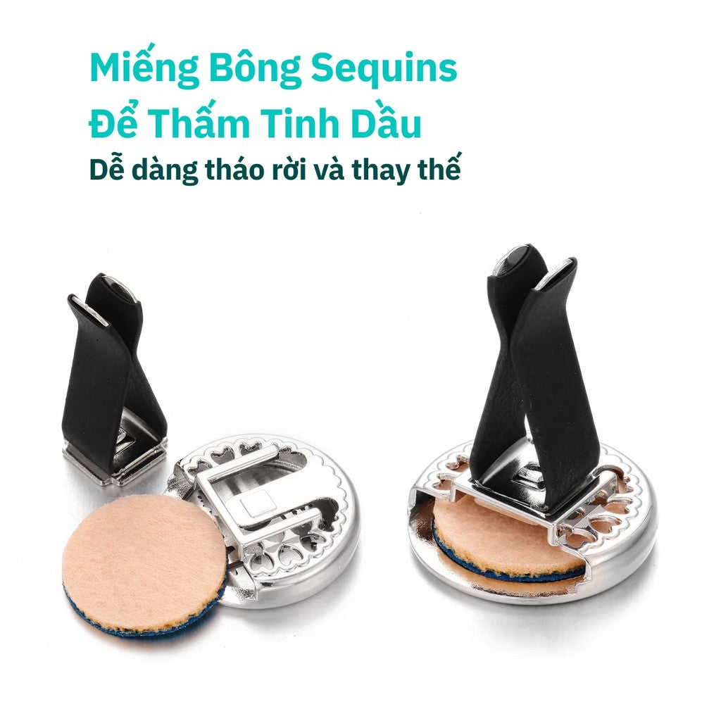 Kẹp Khuếch Tán Tinh Dầu Xe Hơi