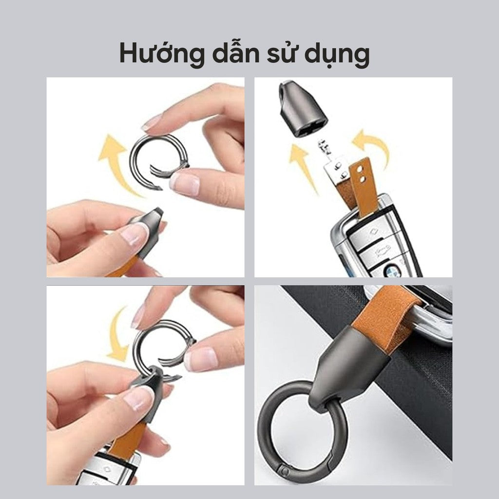 Móc Khóa Ô Tô, Xe Máy Cao Cấp Kim Loại