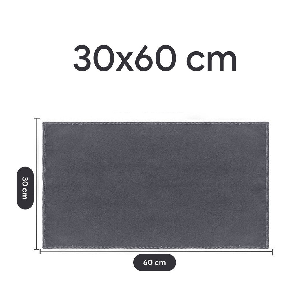 Khăn Lau Xe Ô Tô Lông Cừu San Hô Cao Cấp 2 Mặt Siêu Thấm Hút, Mềm Mịn, Không Xước Sơn