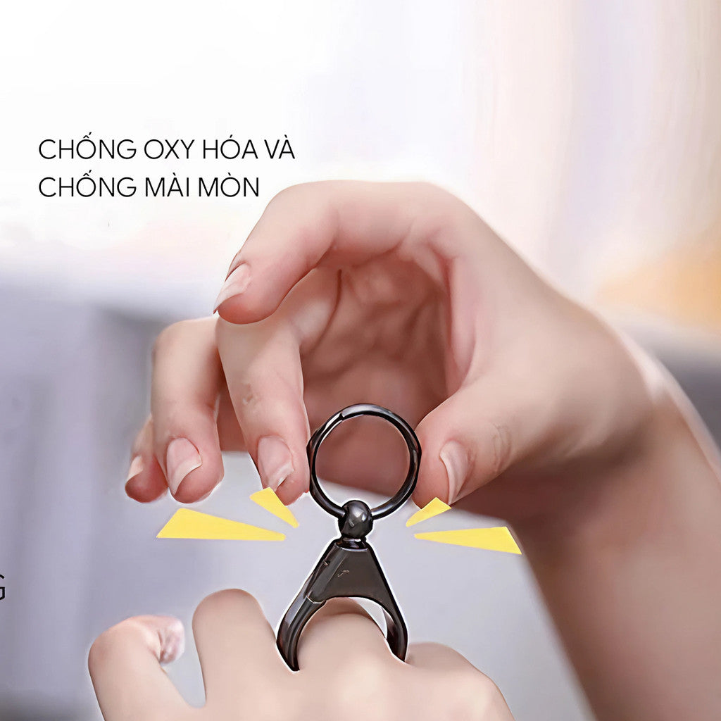 Móc Khóa EDC Kim Loại Kẽm Cao Cấp - Thiết Kế Nhỏ Gọn