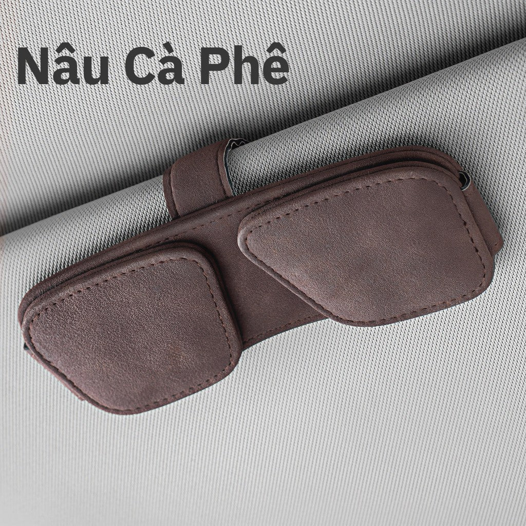Kẹp Kính Đôi Nam Châm Đa Năng Cho Ô Tô