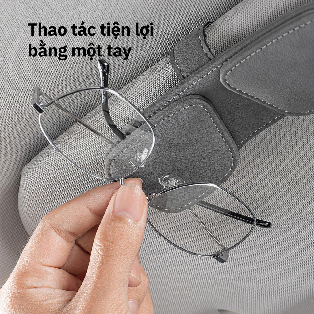 Kẹp Kính Đôi Nam Châm Đa Năng Cho Ô Tô
