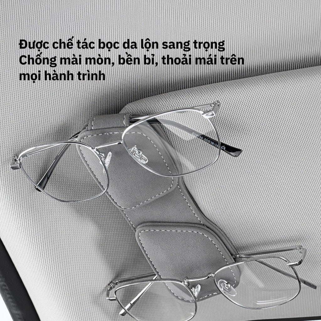 Kẹp Kính Đôi Nam Châm Đa Năng Cho Ô Tô