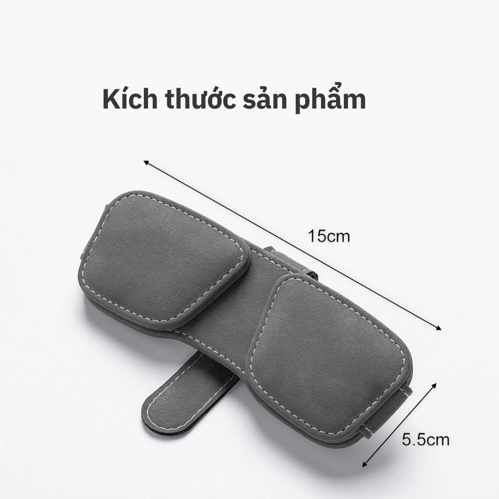 Kẹp Kính Đôi Nam Châm Đa Năng Cho Ô Tô