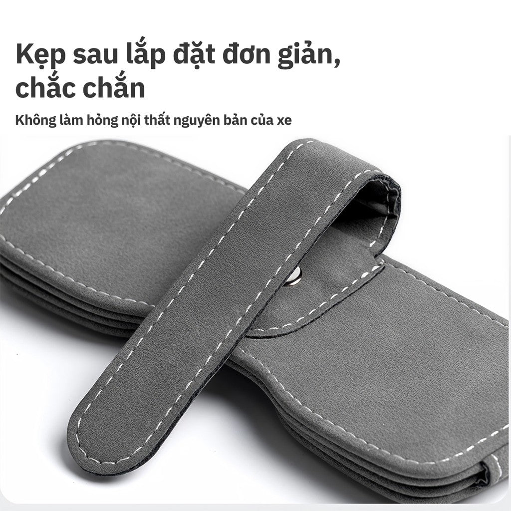 Kẹp Kính Đôi Nam Châm Đa Năng Cho Ô Tô