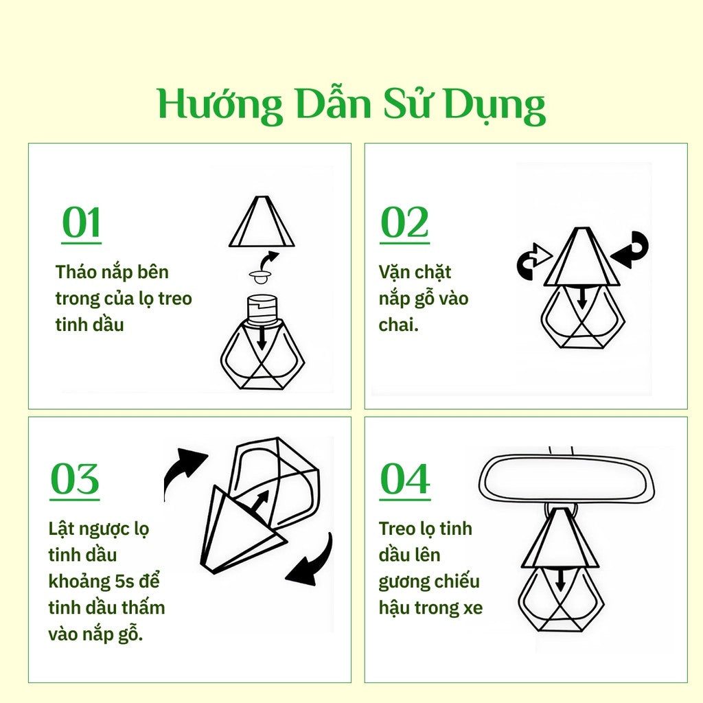 Tinh Dầu Treo Xe Ô Tô