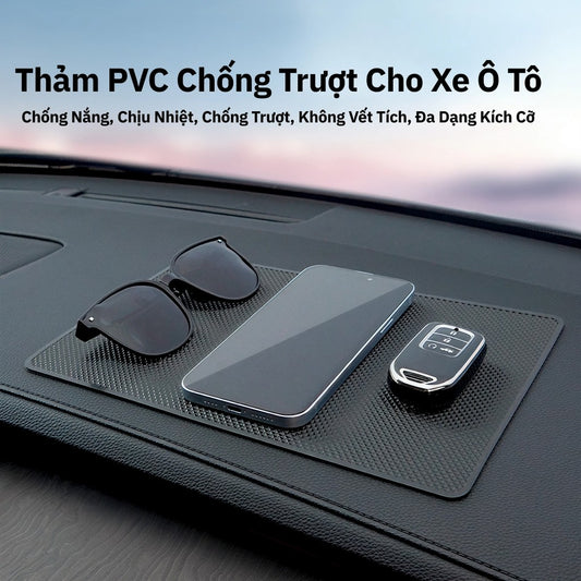 Thảm Lót Chống Trượt Taplo Ô Tô PVC Để Điện Thoại, Đồ Dùng Siêu Bám Dính, Chịu Nhiệt