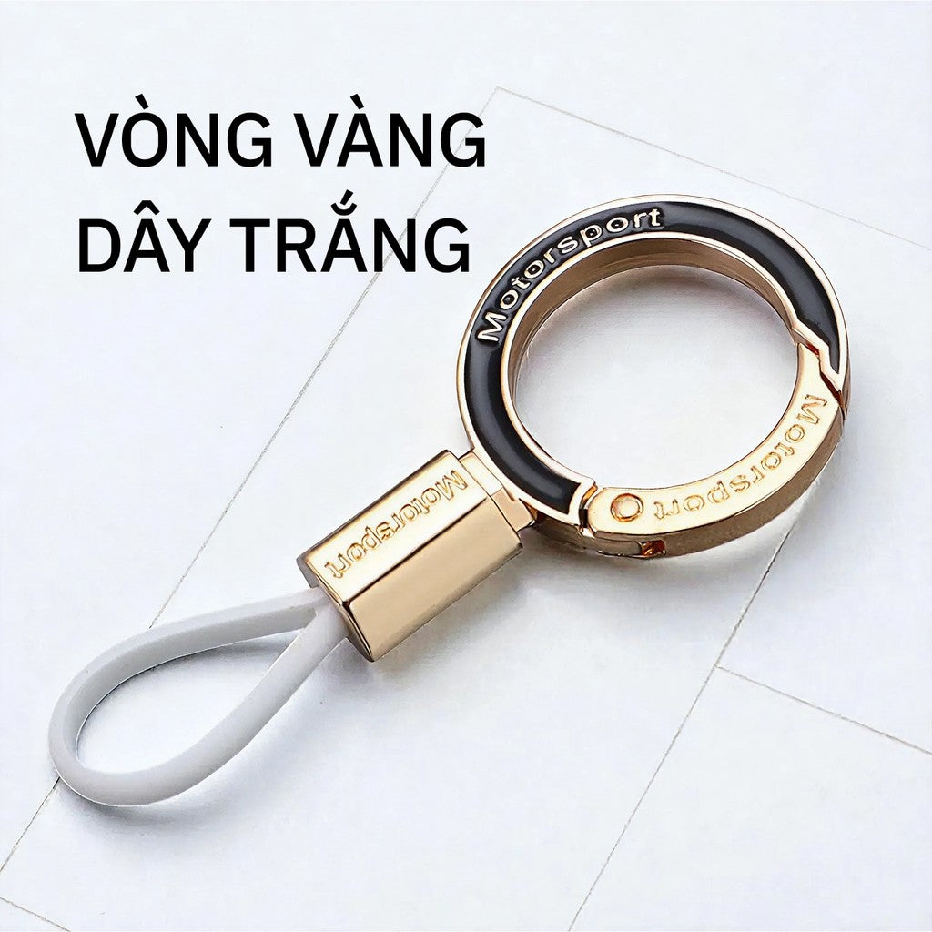 Móc Khóa Motorsport Cho Ô Tô Xe Máy Đa Năng Tháo Lắp Nhanh Chống Thất Lạc Kèm Dây TPU Dẻo