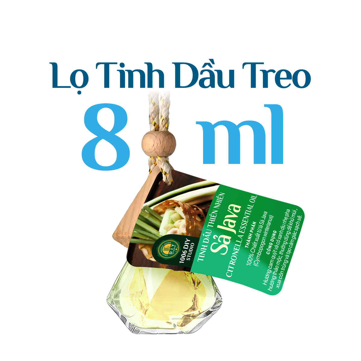 Tinh Dầu Sả Java Hữu Cơ 100% Nguyên Chất