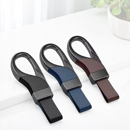 Móc Khóa Ô Tô Nam Cao Cấp Hợp Kim + Da