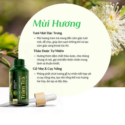 Tinh Dầu Tràm Trà Nguyên Chất 100%
