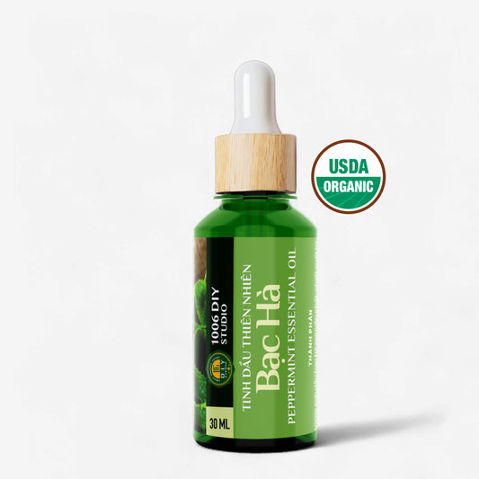 Tinh Dầu Bạc Hà Hữu Cơ Nguyên Chất 100%