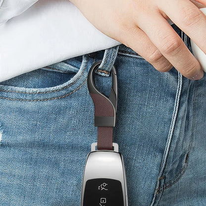 Móc Khóa Ô Tô Nam Cao Cấp Hợp Kim + Da