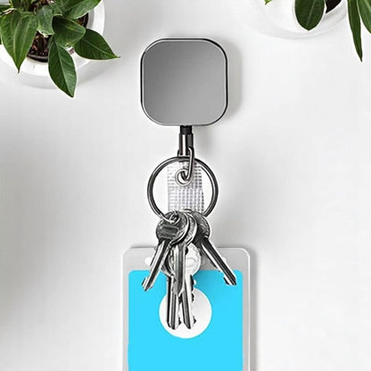 Móc Khóa Dây Rút Thẻ Đeo Kim Loại, Kích Thước 3.2cm