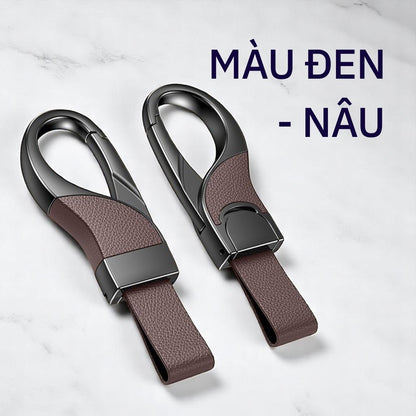 Móc Khóa Ô Tô Nam Cao Cấp Hợp Kim + Da