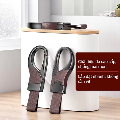 Móc Khóa Ô Tô Nam Cao Cấp Hợp Kim + Da
