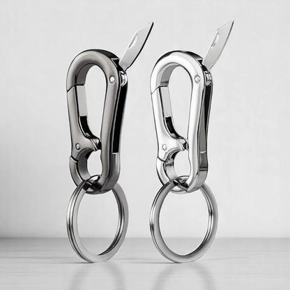 Móc Khóa Kim Loại Đa Năng Có Dụng Cụ Mở Hộp