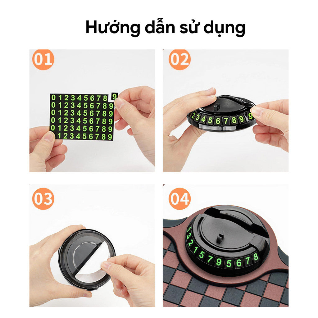 Thảm Lót Taplo Ô Tô Chống Trượt Đa Năng Chất Liệu PVC Cao Cấp