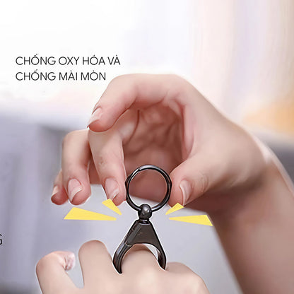 Móc Khóa EDC Kim Loại Kẽm Cao Cấp - Thiết Kế Nhỏ Gọn