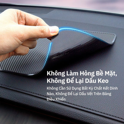 Thảm Lót Chống Trượt Taplo Ô Tô PVC Để Điện Thoại, Đồ Dùng Siêu Bám Dính, Chịu Nhiệt