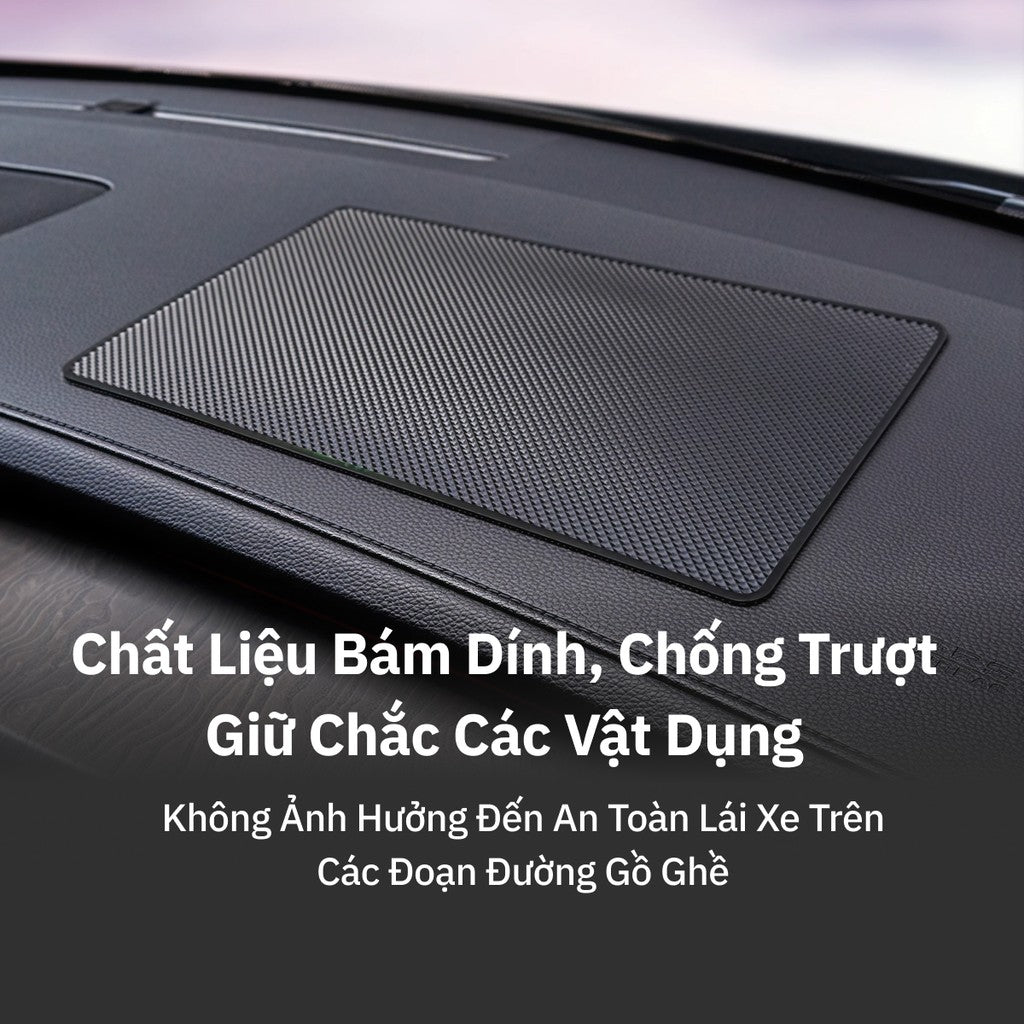 Thảm Lót Chống Trượt Taplo Ô Tô PVC Để Điện Thoại, Đồ Dùng Siêu Bám Dính, Chịu Nhiệt