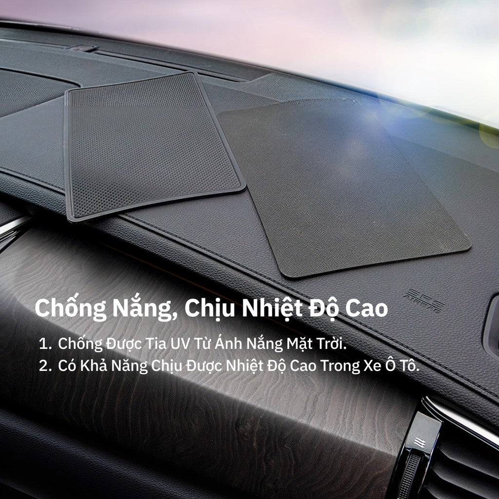 Thảm Lót Chống Trượt Taplo Ô Tô PVC Để Điện Thoại, Đồ Dùng Siêu Bám Dính, Chịu Nhiệt