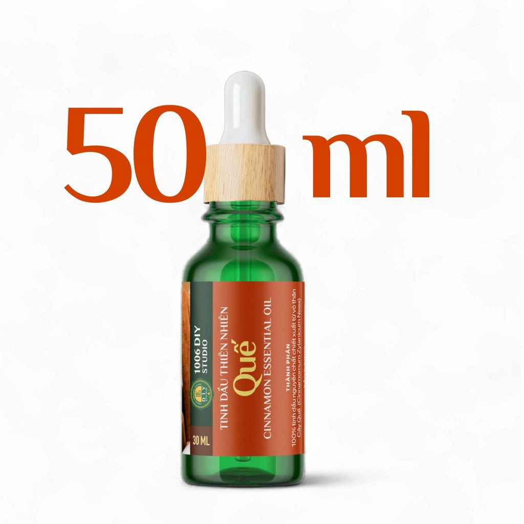 Tinh Dầu Vỏ Quế Nguyên Chất - Xông Phòng Thơm Ấm, Thư Giãn, Đuổi Côn Trùng