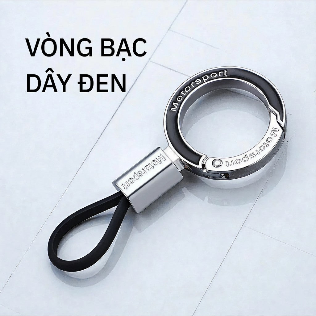 Móc Khóa Motorsport Cho Ô Tô Xe Máy Đa Năng Tháo Lắp Nhanh Chống Thất Lạc Kèm Dây TPU Dẻo