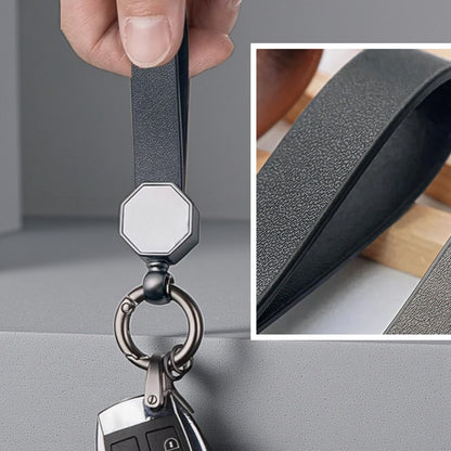 Móc Khóa Da Cao Cấp Cho Ô Tô Xe máy - Móc Khóa Kim Loại Bền Bỉ Chống Gỉ Tặng Kèm Tua Vít