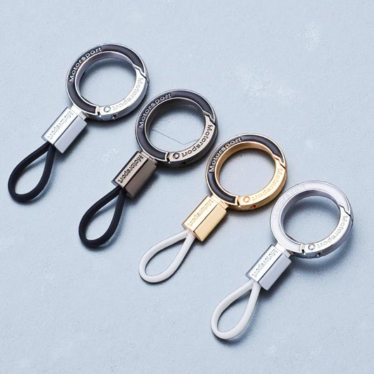 Móc Khóa Motorsport Cho Ô Tô Xe Máy Đa Năng Tháo Lắp Nhanh Chống Thất Lạc Kèm Dây TPU Dẻo