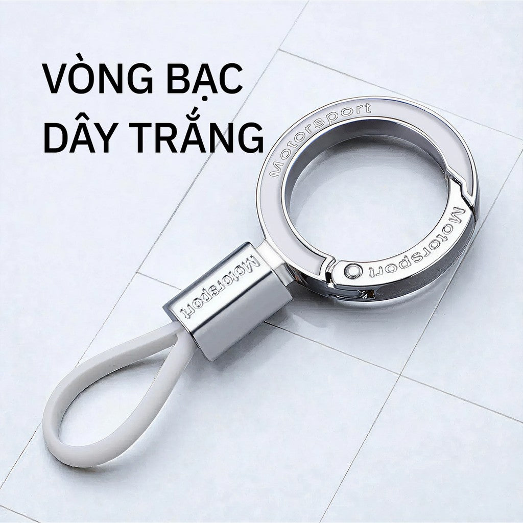 Móc Khóa Motorsport Cho Ô Tô Xe Máy Đa Năng Tháo Lắp Nhanh Chống Thất Lạc Kèm Dây TPU Dẻo