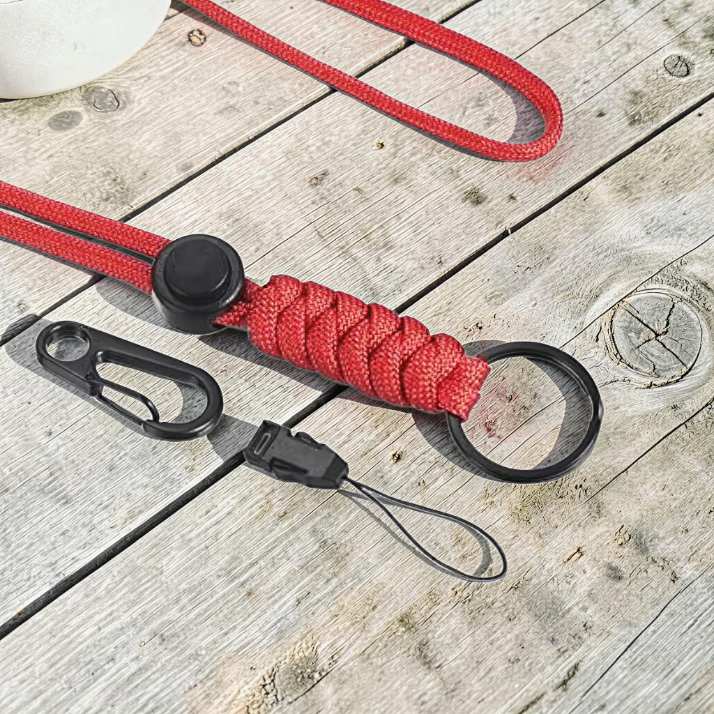 Dây Đeo Thẻ Nhân Viên, Chìa Khóa Paracord 7 Lõi Siêu Bền - Chịu Tải 150kg, Tùy Chỉnh Độ Dài