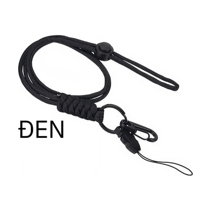 Dây Đeo Thẻ Nhân Viên, Chìa Khóa Paracord 7 Lõi Siêu Bền - Chịu Tải 150kg, Tùy Chỉnh Độ Dài