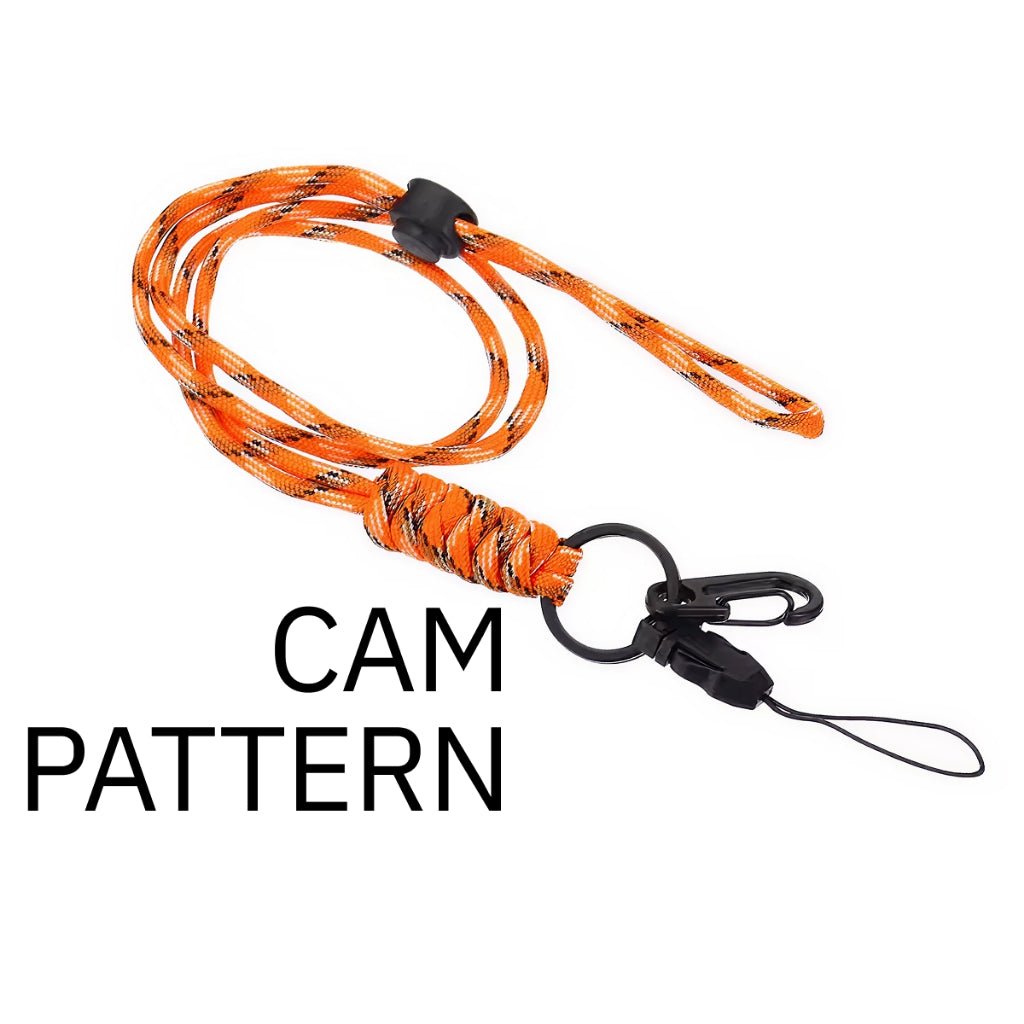 Dây Đeo Thẻ Nhân Viên, Chìa Khóa Paracord 7 Lõi Siêu Bền - Chịu Tải 150kg, Tùy Chỉnh Độ Dài