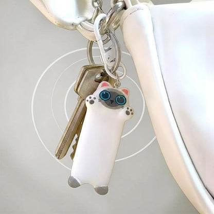 Móc Khóa Mô Hình Mèo Dáng Dài Đáng Yêu Phụ Kiện Treo Túi Xách Balo Quà Tặng Cute