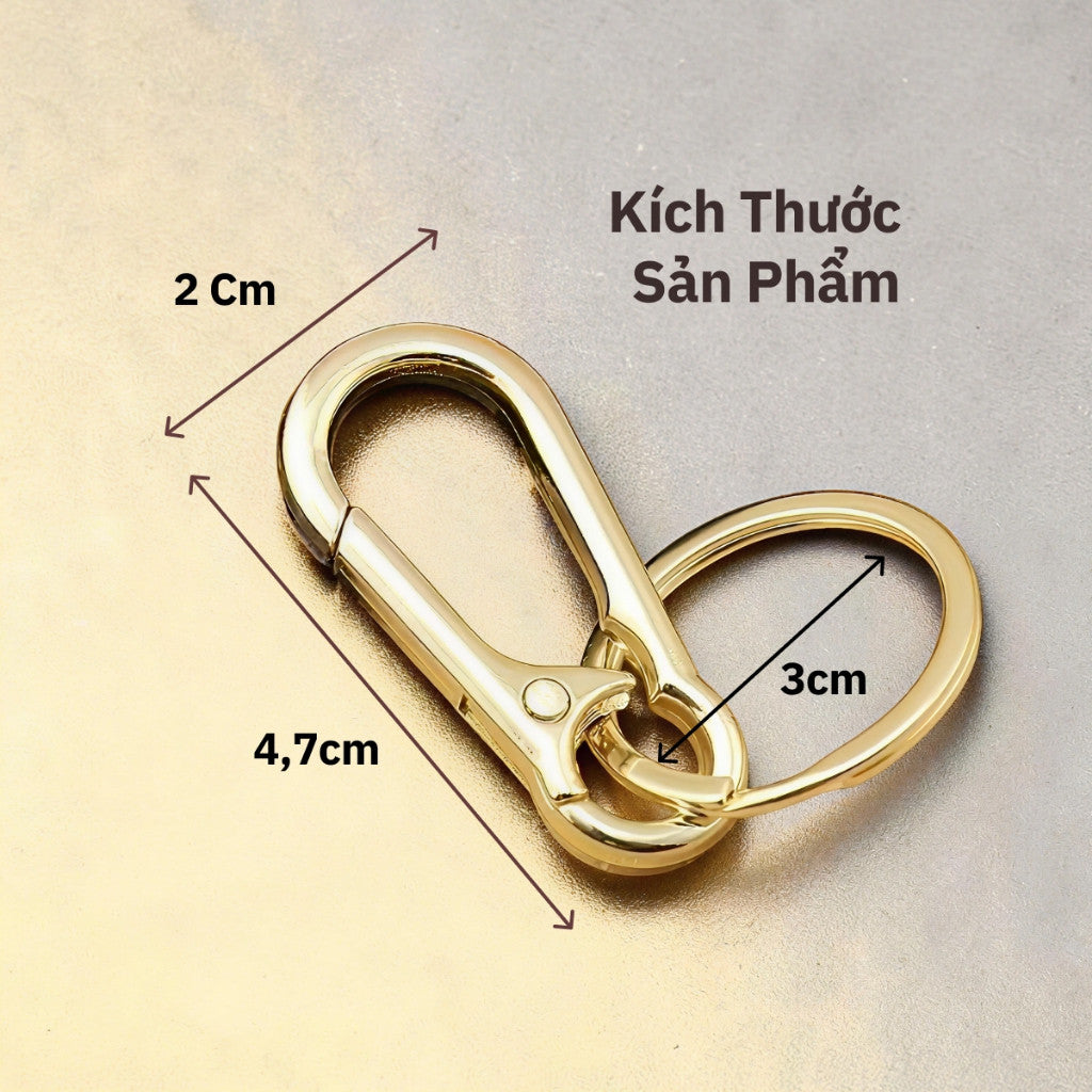 Móc Khóa Kim Loại Tối Giản Cài Thắt Lưng Thời Trang Nam Nữ Cao Cấp